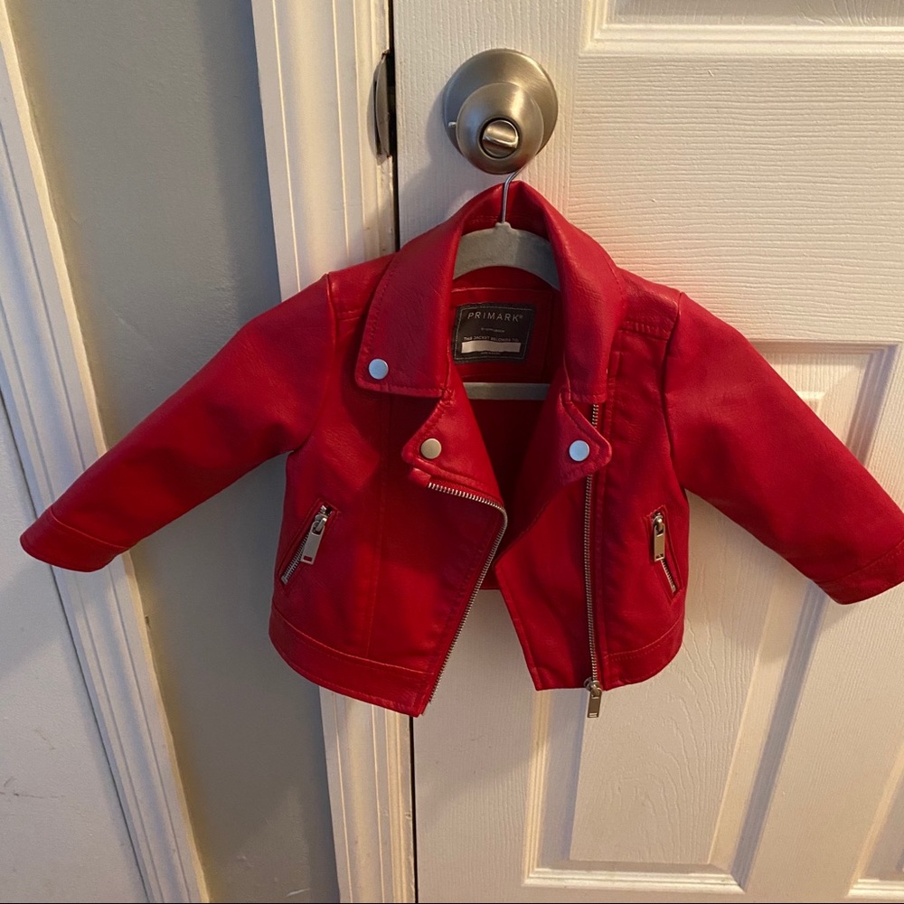 Infant red jacket 9/12 months